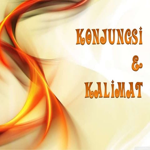 Kalimat dan konjungsi