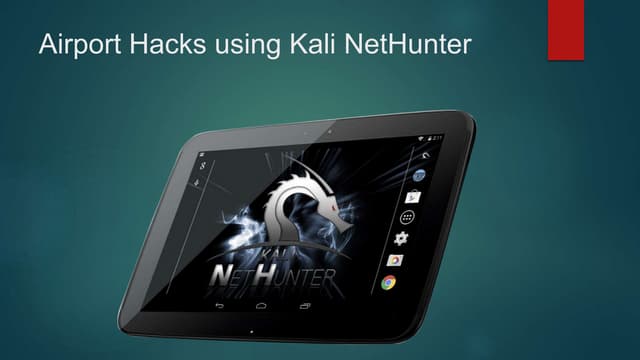 Kali net hunter