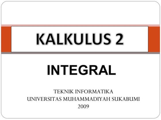 Kalkulus 2