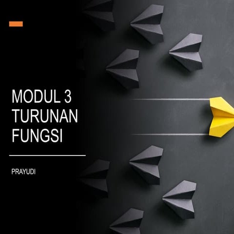 Kalkulus modul 3a turunan fungsi revisi