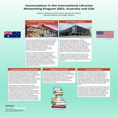 Conversations in the International Librarian Networking Program 2021: Austral...