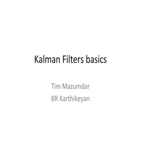 Kalman Equations