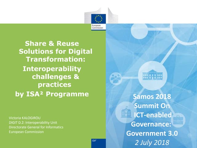 Share and Reuse Solutions for Digital Transformation: Interoperability challe...