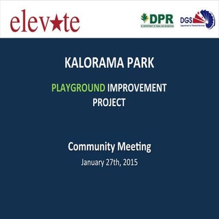 Kalorama Playground Community Meeti...