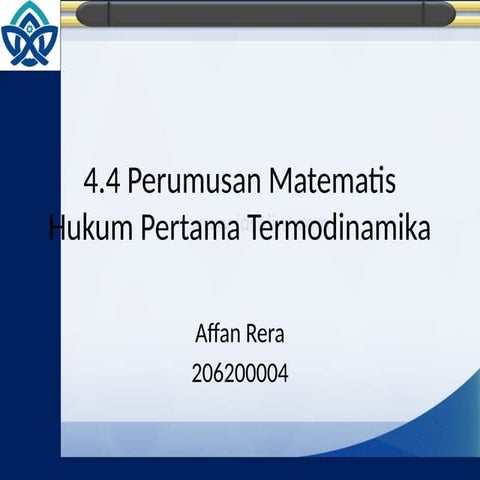 Kalor dan Hukum Pertama Termodinamika.pptx