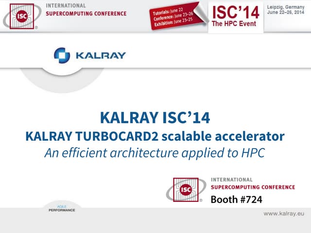 Kalray TURBOCARD2 @ ISC'14