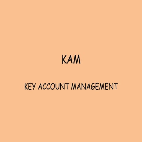 Key Account Management