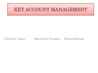 Key account management