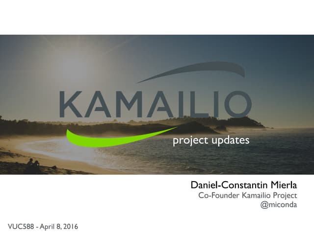 Kamailio Updates - VUC 588
