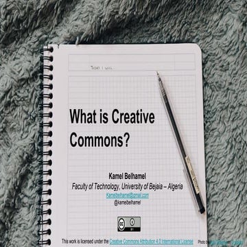 What is Creative Commons?