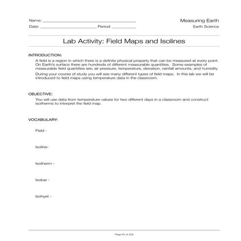 Kami export   field maps and isolines lab