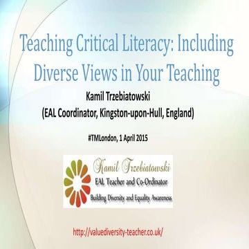 Critical Literacy in Diverse Schools