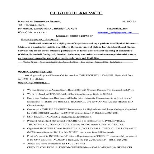 Hassan Azad (Official CV September 2016) | DOCX