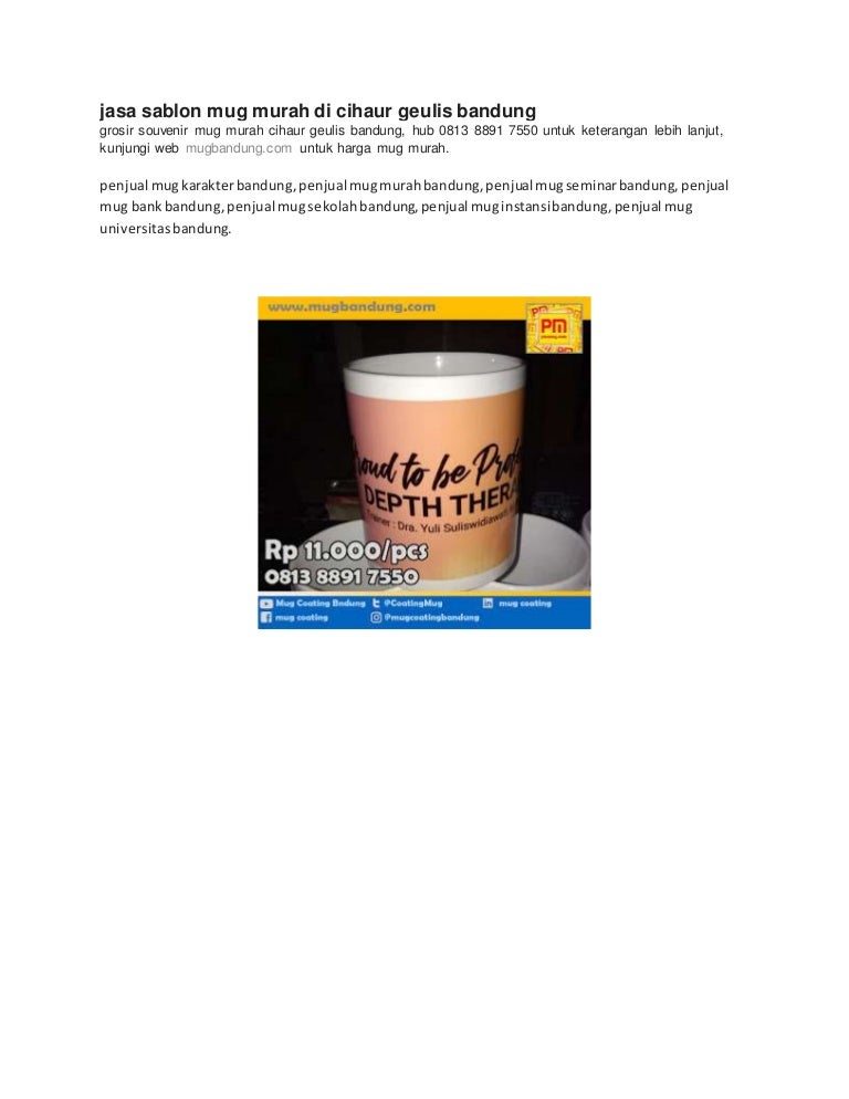 sablon mug murah cihaur geulis bandung sablon mug murah cihaur geulis bandung