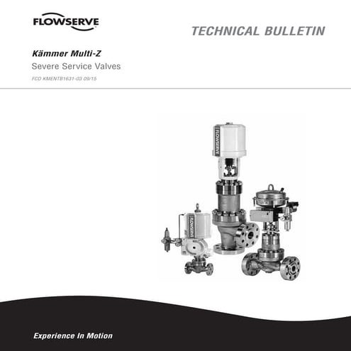 Kammer Severe Service Valves For Industry