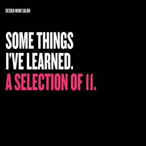 Kampman talk  designmind_learnings