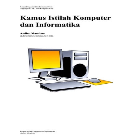 Kamus istilah komputer | PDF