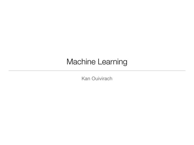 Machine Learning at Geeky Base