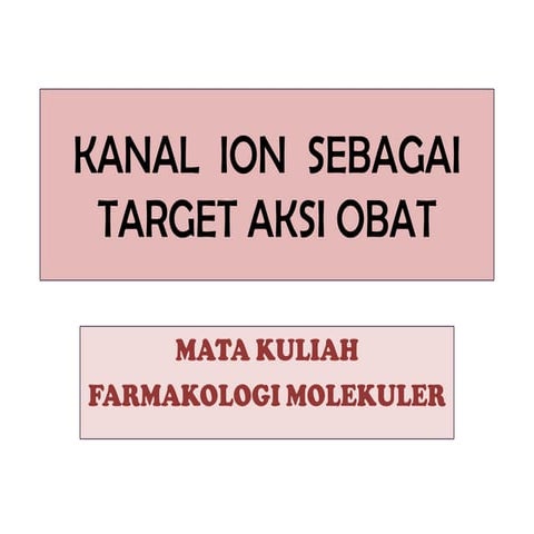 Kanal ion sebagai tao