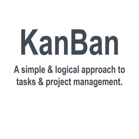 KanBan approach to project management 