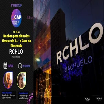 Kanban - Agilidade Fora da TI - Case Riachuelo