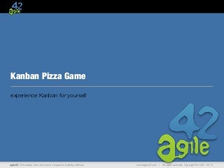 Kanban pizza game