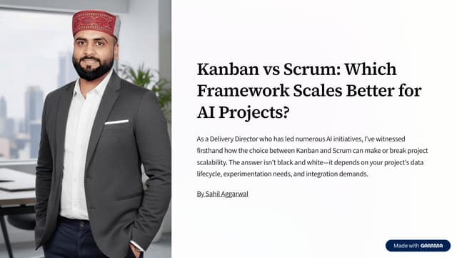 Kanban vs. Scrum: Is Your AI Project Using the Wrong Agile Framework?
