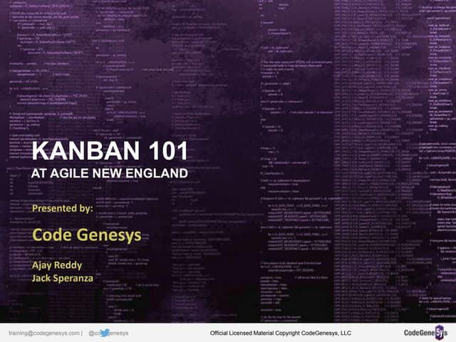 Kanban 101 - An Introduction to Planning with Little's Law