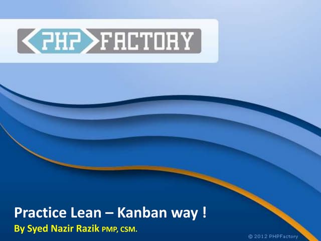Kanban at phpfactory