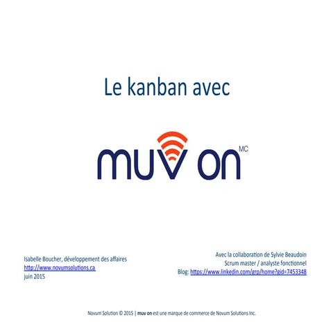Kanban avec muv on