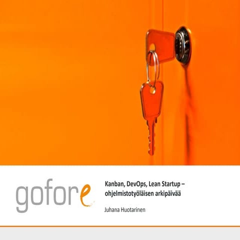 Kanban, devops, lean startup 