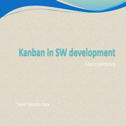 Kanban in sw development
