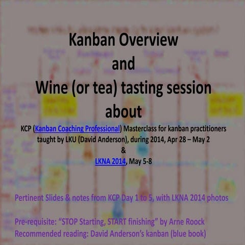Kanban coaching masterclass- Ravi's notes