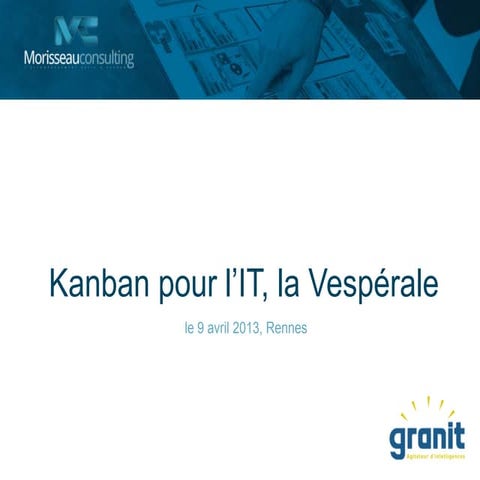 Kanban pour l&rsquo;IT