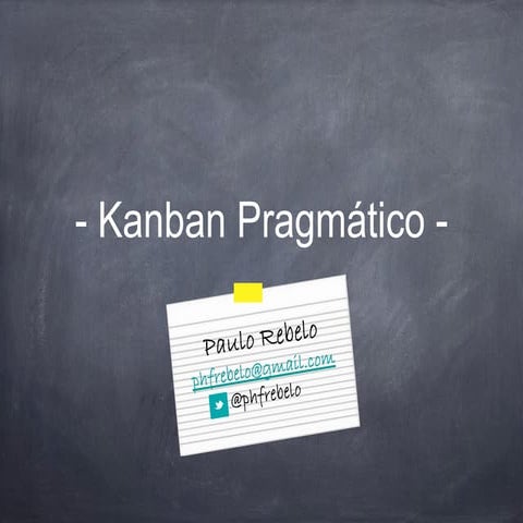 Kanban pragmático