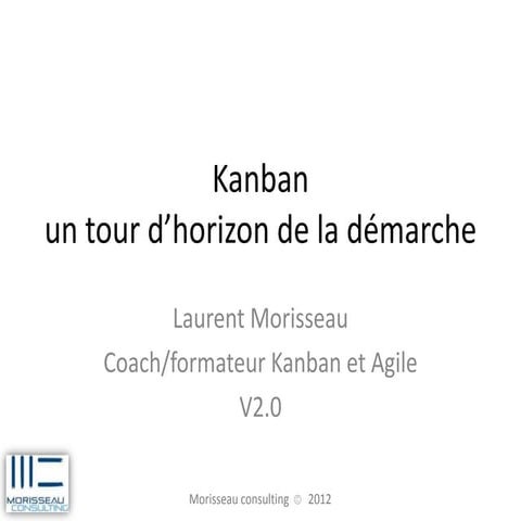 Kanban un tour d'horizon