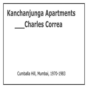 Kanchanjunga apartments