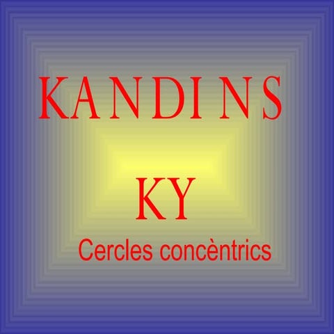 Els cercles concentrics de Kandinsky dels alumnes de 1r Solcunit