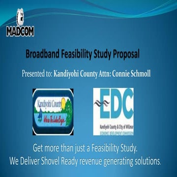 Kandiyohi county broadband feasibility study proposal 2
