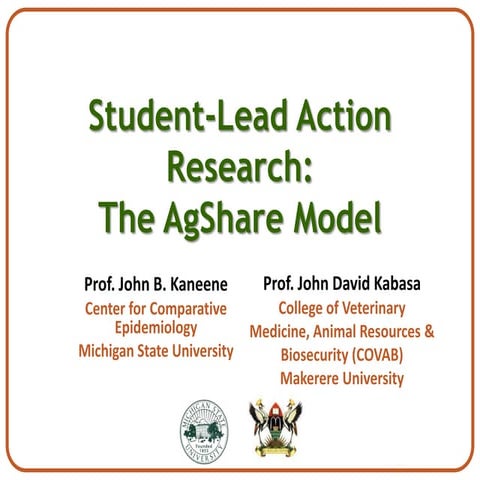 Student-Lead Action Research: The AgShare Model