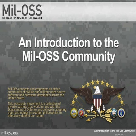 Kane McLean - An Introduction to the Mil-OSS Community