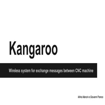Kangaroo system - send/receive program to/from CNC machine