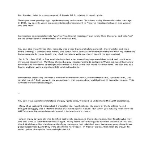 Rep. Ing's SB1 floor speech