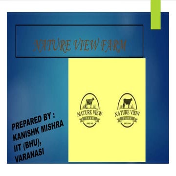 Natureview Farm - A HBS case study. | PPTX