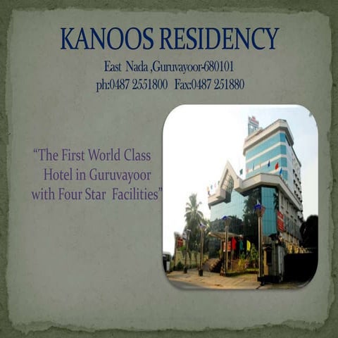 Kanoos residency