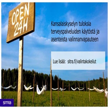 Kansalaiskysely kalvosetti