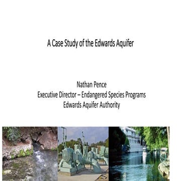 Edwards Aquifer OWLS '14 Presentation