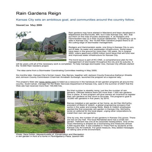 KS: Kansas City: Rain Gardens Reign