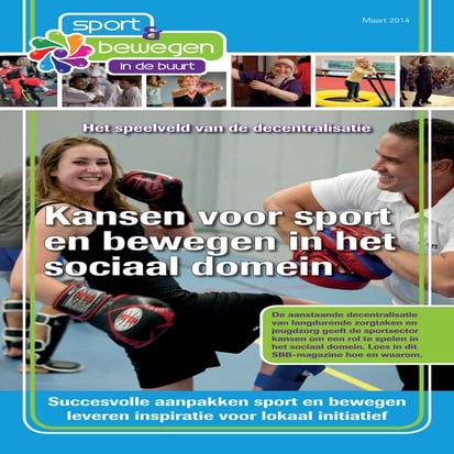 Kansen voor sport en bewegen in het sociale domein