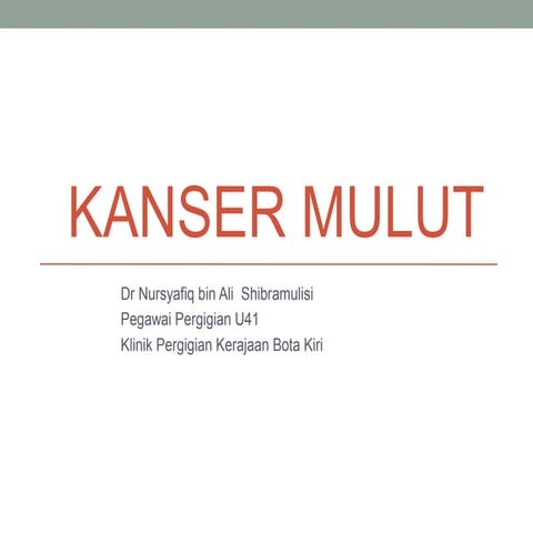 Kanser mulut